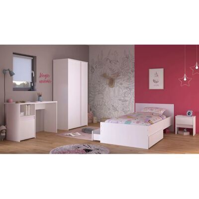 Parisot Pirouette Kinderzimmer-Set - 90x200cm - Weiß Parisot Pirouette Kinderzimmer-Set - 90x200cm - Weiß