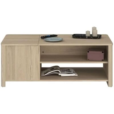 PARISOT Betty Table Basse Rectangulaire avec Rangement - Publicité PARISOT Betty Table Basse Rectangulaire avec Rangement - Publicité