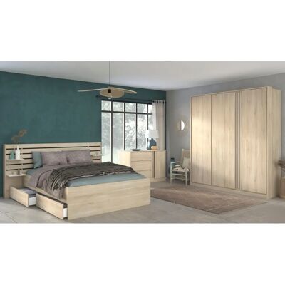 Parisot Escale 22 Eiche Schlafzimmer-Set - Schlafzimmer Parisot Escale 22 Eiche Schlafzimmer-Set - Schlafzimmer