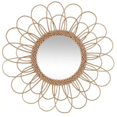 Miroir flor de ratán Atmosphera D56 - Miroir mural Miroir flor de ratán Atmosphera D56 - Miroir mural
