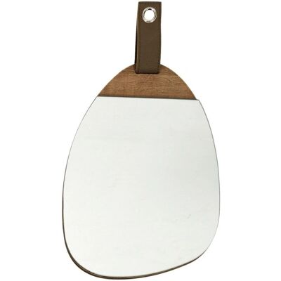 The Home Deco Factory - Miroir Galet Bois 20x29 cm - Bois - Mirror - Publicité The Home Deco Factory - Miroir Galet Bois 20x29 cm - Bois - Mirror - Publicité