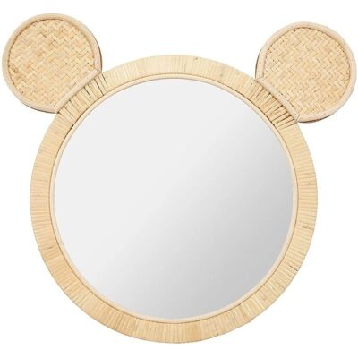 Ostaria - 4MIROIROTSOUXX35404X - rotin - Souris - Miroir - Publicité Ostaria - 4MIROIROTSOUXX35404X - rotin - Souris - Miroir - Publicité
