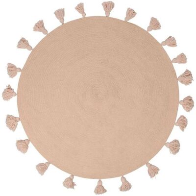 Ostaria - 6TAPISROCOROXX34934X - Rose - Coton - Rug - Publicité Ostaria - 6TAPISROCOROXX34934X - Rose - Coton - Rug - Publicité