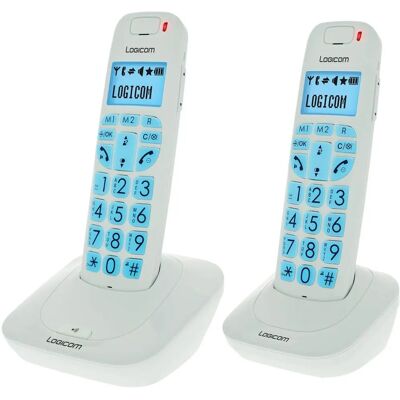 Téléphone sans fil Logicom Confort 250 Grand Écran Rétroéclairé - téléphone Téléphone sans fil Logicom Confort 250 Grand Écran Rétroéclairé - téléphone