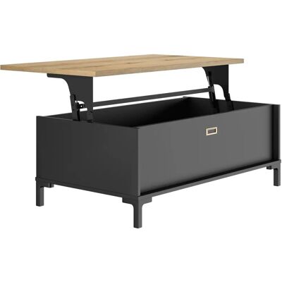 Table basse DIAGONE Manchester avec plateau relevable - Design moderne - Publicité Table basse DIAGONE Manchester avec plateau relevable - Design moderne - Publicité