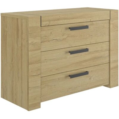 OTTO PRODUCTS Sofia Gold Sideboard - Sideboard, 3 Schubladen, 116cm OTTO PRODUCTS Sofia Gold Sideboard - Sideboard, 3 Schubladen, 116cm