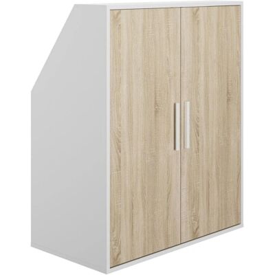 Armoire murale Adezio - Panneau de particules écologique - Économiseur d'espace - Design moderne - Collection exclusive - 91.3x50x110 cm - Publicité Armoire murale Adezio - Panneau de particules écologique - Économiseur d'espace - Design moderne - Collection exclusive - 91.3x50x110 cm - Publicité