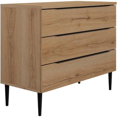 GAMI 3 Schubladen Braun Sideboard - Sideboard/Kommode GAMI 3 Schubladen Braun Sideboard - Sideboard/Kommode