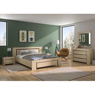 GAMI Brugge Schlafzimmer-Set - 180x200cm - Braun GAMI Brugge Schlafzimmer-Set - 180x200cm - Braun