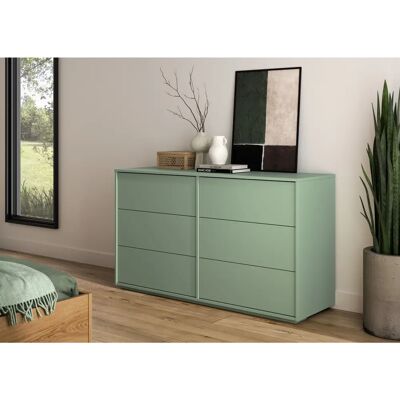 GAMI Jade Sideboard - Modernes Design, 6 Schubladen, Made in Europe GAMI Jade Sideboard - Modernes Design, 6 Schubladen, Made in Europe