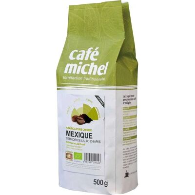 Café Michel Arabica Mexique Bio 500 g - Grains de Café - Publicité Café Michel Arabica Mexique Bio 500 g - Grains de Café - Publicité