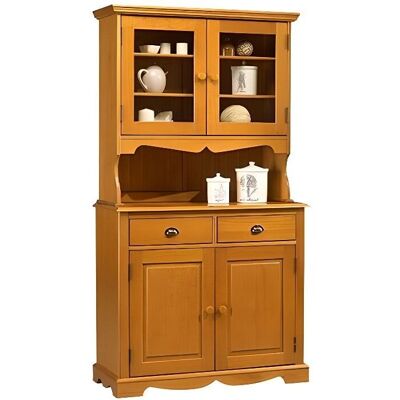 Beaux Meubles Pas Chers Miel Style Anglais Buffet Vaisselier - Buffet/Vaisselier - Publicité Beaux Meubles Pas Chers Miel Style Anglais Buffet Vaisselier - Buffet/Vaisselier - Publicité