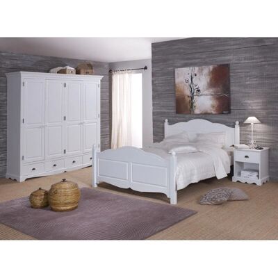 Beaux meubles pas chers Beaux meubles pas chers chambre blanche lit 160 armoire chevet - Ensemble chambre - Publicité Beaux meubles pas chers Beaux meubles pas chers chambre blanche lit 160 armoire chevet - Ensemble chambre - Publicité