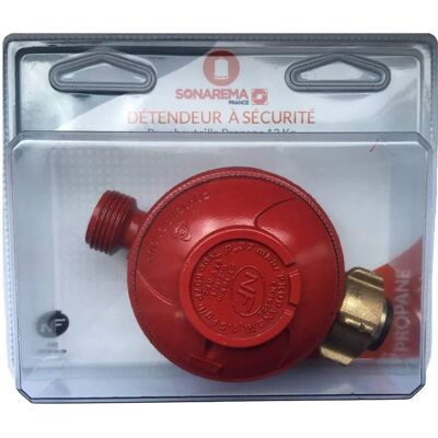 Régulateur de gaz propane Gazinox - 37mbar - 1,5kg - Publicité Régulateur de gaz propane Gazinox - 37mbar - 1,5kg - Publicité