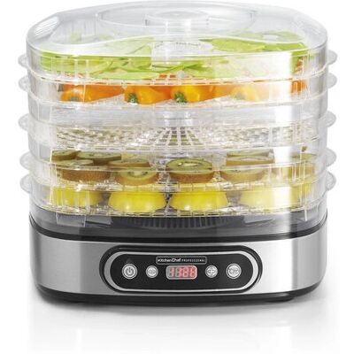 Disidratatore KitchenChef SECCO5-IX - Nero & Acciaio inox Disidratatore KitchenChef SECCO5-IX - Nero & Acciaio inox
