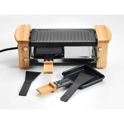 KitchenChef KCWOOD.2 - Noir - Gril raclette - Publicité KitchenChef KCWOOD.2 - Noir - Gril raclette - Publicité