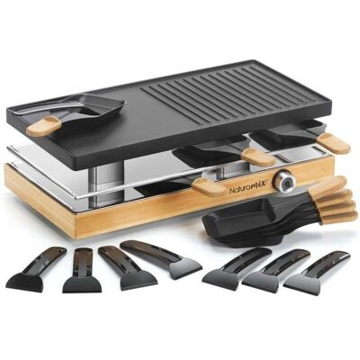 Naturamix Raclette/Grill - 8 Pers. - 8 Poêles - Bois - Raclette/Grill - Publicité Naturamix Raclette/Grill - 8 Pers. - 8 Poêles - Bois - Raclette/Grill - Publicité