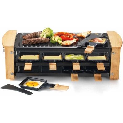 KitchenChef KCWOOD - Noir, Bois - Gril à Raclette - Publicité KitchenChef KCWOOD - Noir, Bois - Gril à Raclette - Publicité