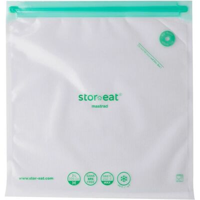 Sacs sous-vide réutilisables Mastrad - 3L - Étanchéité hermétique Sacs sous-vide réutilisables Mastrad - 3L - Étanchéité hermétique