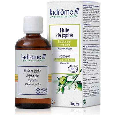 Aceite de Jojoba Ladrome - 100ml - Orgánico, Prensado en frío - Cabello y Piel Aceite de Jojoba Ladrome - 100ml - Orgánico, Prensado en frío - Cabello y Piel