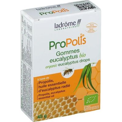 LADROME Propolis Eukalyptus Bio-Gummis - Nahrungsergänzung LADROME Propolis Eukalyptus Bio-Gummis - Nahrungsergänzung