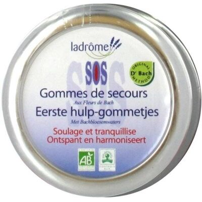 Gommes de Secours Bio Ladrome - 45 g - Publicité Gommes de Secours Bio Ladrome - 45 g - Publicité