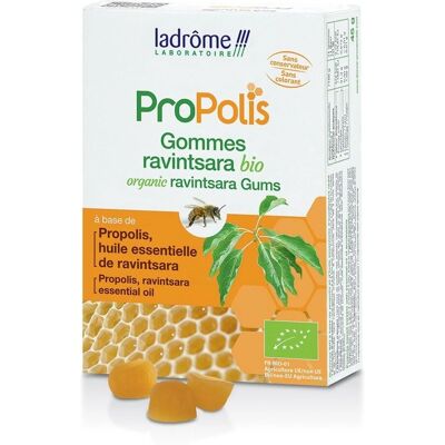 Ladrôme Propolis Ravintsara Bio Gummis - Hals & Atemwegssupport Ladrôme Propolis Ravintsara Bio Gummis - Hals & Atemwegssupport