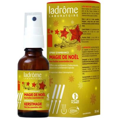 Ladrôme - Spray d'ambiance bio de Noël - 30ml - Publicité Ladrôme - Spray d'ambiance bio de Noël - 30ml - Publicité