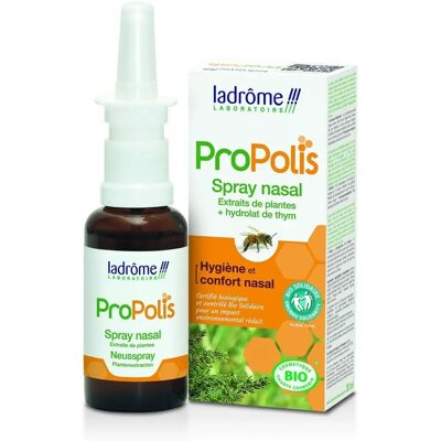 Spray nasal de propóleo orgánico Ladrôme - Alivio de congestión - 30ml Spray nasal de propóleo orgánico Ladrôme - Alivio de congestión - 30ml