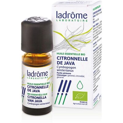 Ladrome Zitronengras ätherisches Öl 10ml - Insektenschutz - Aromatherapie Ladrome Zitronengras ätherisches Öl 10ml - Insektenschutz - Aromatherapie
