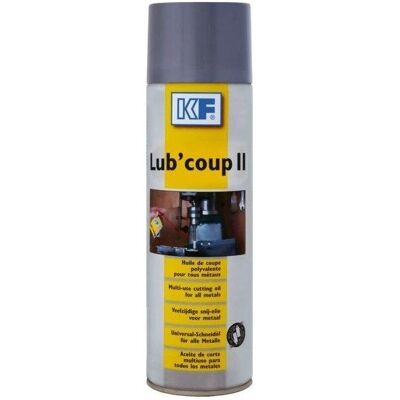 KF - Lub'Coup II - 650ml/400ml - Aérosol - Huile de coupe - Publicité KF - Lub'Coup II - 650ml/400ml - Aérosol - Huile de coupe - Publicité
