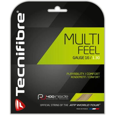 Tecnifibre Multifeel Natural - Schwarz - Tennissait Tecnifibre Multifeel Natural - Schwarz - Tennissait