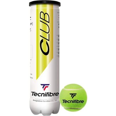 Balles de tennis Tecnifibre X4 - Jaune - Balles de tennis - Publicité Balles de tennis Tecnifibre X4 - Jaune - Balles de tennis - Publicité