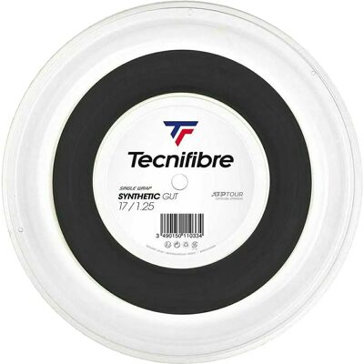 Cordage de tennis Tecnifibre Synthetic Gut 200m Noir - Contrôle & Résistance Cordage de tennis Tecnifibre Synthetic Gut 200m Noir - Contrôle & Résistance