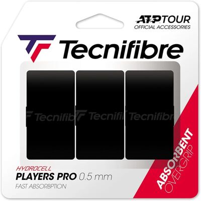 Tecnifibre Players Pro Overgrip - Schwarz Tecnifibre Players Pro Overgrip - Schwarz