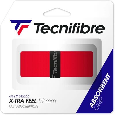 Tecnifibre X-Tra Feel Grip - Rouge - 1,90mm - Accessoires de tennis - Publicité Tecnifibre X-Tra Feel Grip - Rouge - 1,90mm - Accessoires de tennis - Publicité