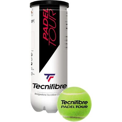 Mingii de Padel Tecnifibre Tour - Presurizate, Rezistente la umiditate Mingii de Padel Tecnifibre Tour - Presurizate, Rezistente la umiditate