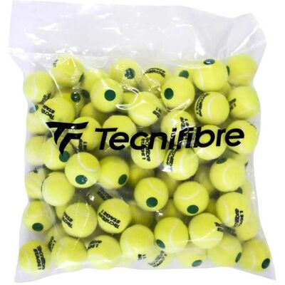 Palline da Tennis Junior Tecnifibre - Confezione da 72 - Verde Palline da Tennis Junior Tecnifibre - Confezione da 72 - Verde