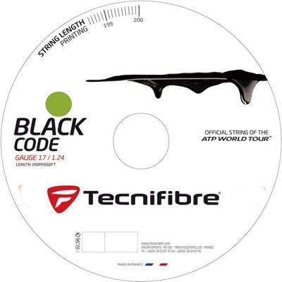 Tecnifibre Black Code Lime Green 200m Tennissaiten - Tennissaiten Tecnifibre Black Code Lime Green 200m Tennissaiten - Tennissaiten