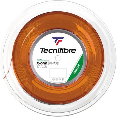 Tecnifibre X-One Biphase Oranje squashstring - 200m Tecnifibre X-One Biphase Oranje squashstring - 200m