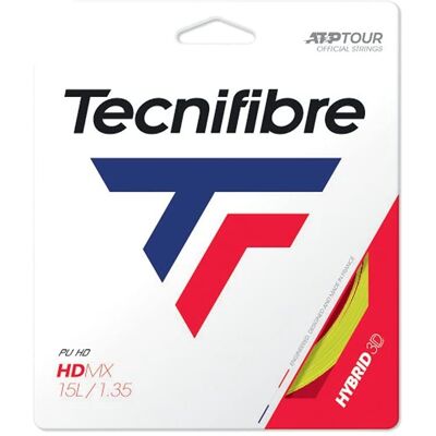 Tecnifibre Hdmx 1.35mm Neon Gelber Tennisschläger-Saiten Tecnifibre Hdmx 1.35mm Neon Gelber Tennisschläger-Saiten