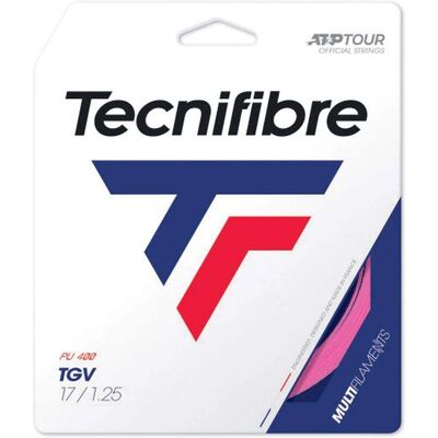 Cordes de Tennis TECNIFIBRE TGV 12 m Rose - Cordes de Tennis - Publicité Cordes de Tennis TECNIFIBRE TGV 12 m Rose - Cordes de Tennis - Publicité