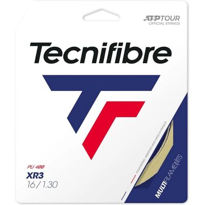 Cuerda de Tenis Multifilamento Tecnifibre XR3 1,3 mm - Natural Cuerda de Tenis Multifilamento Tecnifibre XR3 1,3 mm - Natural