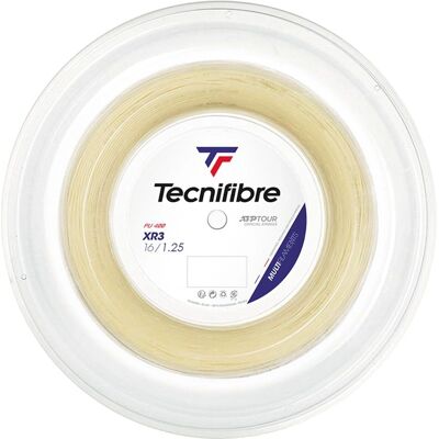 Tecnifibre XR3 Tennis String 200m - Naturel Beige - Multifilament Tecnifibre XR3 Tennis String 200m - Naturel Beige - Multifilament