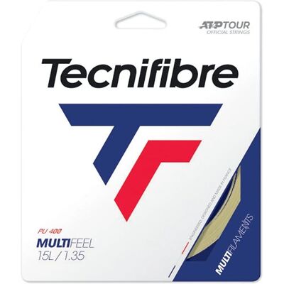 Tecnifibre Multifeel Tennis-Saite - Mikrofilamente, Elastizität Tecnifibre Multifeel Tennis-Saite - Mikrofilamente, Elastizität