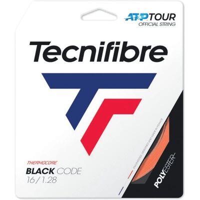 Tecnifibre Black Code 12 M Tennis Saiten - Orange Tecnifibre Black Code 12 M Tennis Saiten - Orange