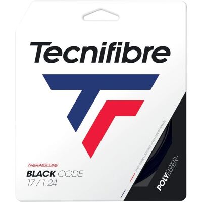 Tecnifibre Black Code 12 M Tennissaite - Flexibel, Haltbar, Spin-Steigernd Tecnifibre Black Code 12 M Tennissaite - Flexibel, Haltbar, Spin-Steigernd