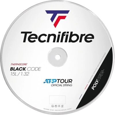 Cordage de Tennis Tecnifibre Black Code 200 M - Monofilament - Publicité Cordage de Tennis Tecnifibre Black Code 200 M - Monofilament - Publicité