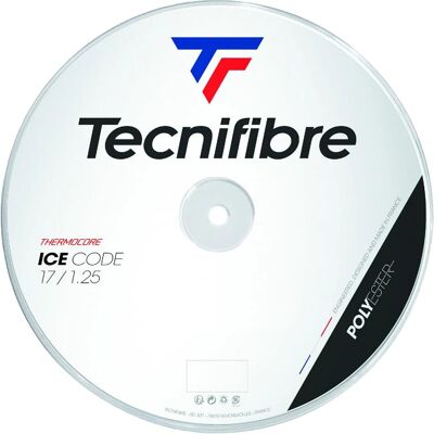 Tecnifibre Ice Code 200 m Polyester Tennis-Schnur - Weiß Tecnifibre Ice Code 200 m Polyester Tennis-Schnur - Weiß