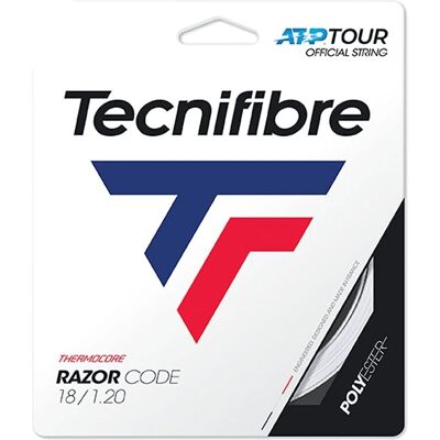 Cordage de Tennis Tecnifibre Razor Code 12 M - Durable, Spin & Puissance - Publicité Cordage de Tennis Tecnifibre Razor Code 12 M - Durable, Spin & Puissance - Publicité